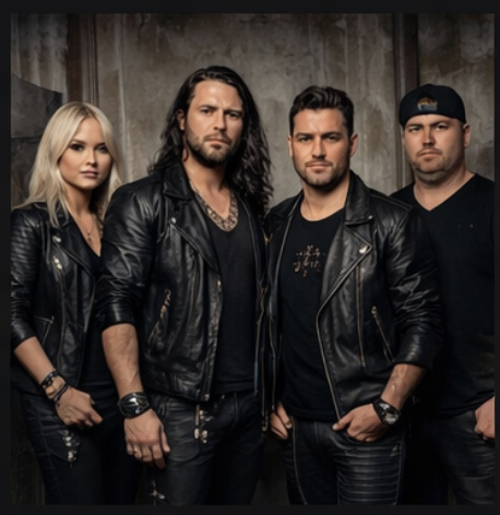 Fotografia da banda The Code Rockers em palco