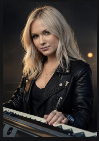 Sofia Costa, teclados e sintetizadores